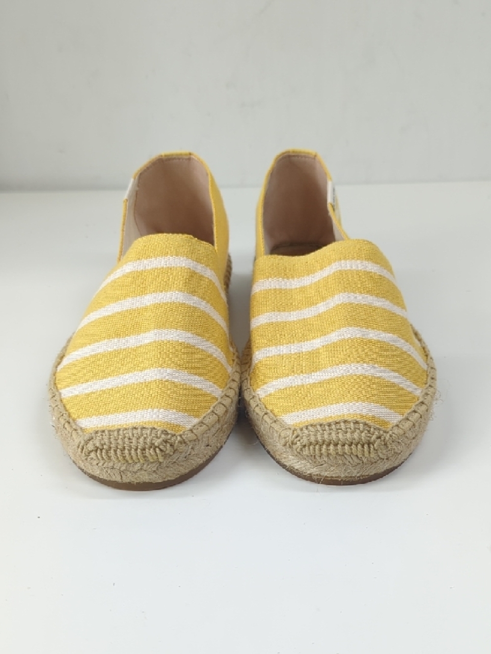 New Soludos Dali Striped Espadrilles in Yellow Size 7.5 - Picture 3 of 12
